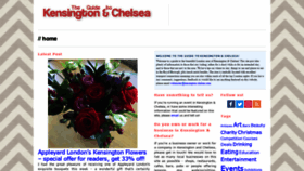 What Kensington-chelsea.com website looked like in 2019 (4 years ago)