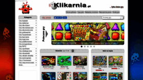 What Klikarnia.pl website looked like in 2019 (4 years ago)