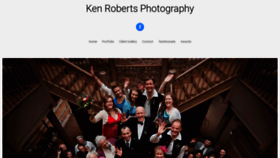 What Kenrobertsphotography.com website looked like in 2019 (4 years ago)