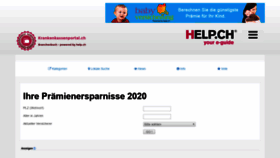 What Krankenkassenportal.ch website looked like in 2019 (4 years ago)