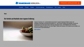 What Krankenkassenblog.ch website looked like in 2019 (4 years ago)