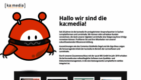 What Kamedia.de website looked like in 2019 (4 years ago)