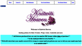 What Knitwits-heaven.com website looked like in 2019 (4 years ago)