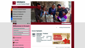 What Kronach.de website looked like in 2019 (4 years ago)