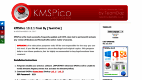 What Kmspico10.com website looked like in 2019 (4 years ago)