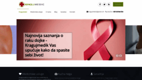 What Kragujmedic.rs website looked like in 2019 (4 years ago)