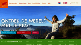 What Kidsreizen.nl website looked like in 2019 (4 years ago)