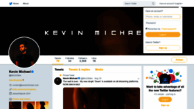 What Kevinmichael.com website looked like in 2019 (4 years ago)