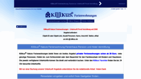 What Killikus-ferienwohnungen.de website looked like in 2019 (4 years ago)