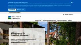 What Klinik-nikolassee.de website looked like in 2019 (5 years ago)