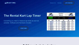 What Kart-timer.com website looked like in 2019 (4 years ago)
