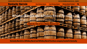 What Kentuckybarrels.com website looked like in 2019 (4 years ago)