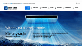 What Klimat-center.pl website looked like in 2019 (4 years ago)