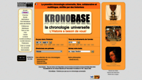 What Kronobase.org website looked like in 2019 (4 years ago)