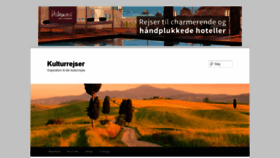 What Kulturrejser.dk website looked like in 2019 (4 years ago)