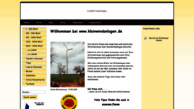 What Kleinwindanlagen.de website looked like in 2019 (6 years ago)