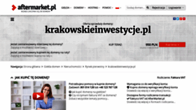 What Krakowskieinwestycje.pl website looked like in 2019 (4 years ago)