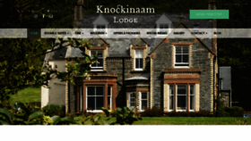 What Knockinaamlodge.com website looked like in 2019 (4 years ago)