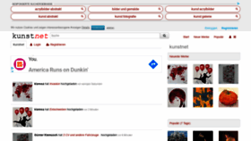 What Kunstnet.de website looked like in 2019 (4 years ago)