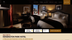 What Kensingtonparkhotel.com website looked like in 2019 (4 years ago)