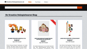 What Kreative-holzspielwaren.de website looked like in 2019 (4 years ago)