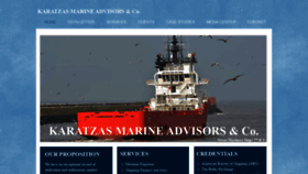 What Karatzas.com website looked like in 2019 (4 years ago)