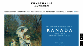 What Kunsthalle-muc.de website looked like in 2019 (4 years ago)
