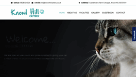 What Knowlhillcattery.co.uk website looked like in 2019 (4 years ago)