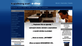 What Kupelnovysvet.sk website looked like in 2019 (4 years ago)