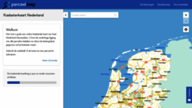 What Kadasterloep.nl website looked like in 2019 (4 years ago)