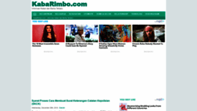 What Kabarimbo.com website looked like in 2019 (4 years ago)