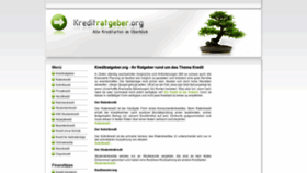 What Kreditratgeber.org website looked like in 2019 (4 years ago)