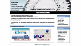 What Kontaktlinsen-vergleichen.de website looked like in 2019 (4 years ago)