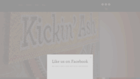 What Kickinash.biz website looked like in 2019 (4 years ago)