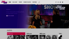 What Kellyclarksonshow.com website looked like in 2019 (4 years ago)