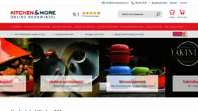 What Kitchenandmore.nl website looked like in 2019 (4 years ago)
