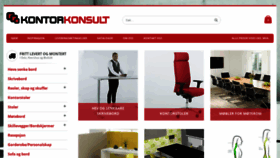 What Kontorkonsult.no website looked like in 2019 (4 years ago)
