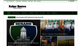 What Kabar-banten.com website looked like in 2019 (4 years ago)