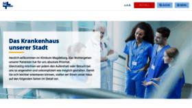 What Klinikum-magdeburg.de website looked like in 2019 (4 years ago)
