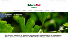 What Kraeuter-mix.de website looked like in 2019 (4 years ago)