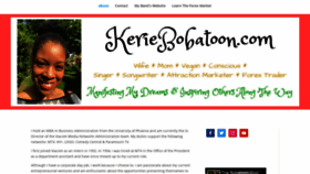 What Keriecooper.com website looked like in 2019 (4 years ago)