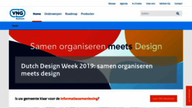 What Kinggemeenten.nl website looked like in 2019 (4 years ago)