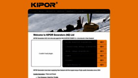 What Kipor.co.nz website looked like in 2019 (4 years ago)
