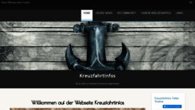 What Kreuzfahrtinfos.at website looked like in 2019 (4 years ago)