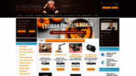 What Kokkiman.fi website looked like in 2019 (4 years ago)