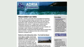 What Klassenfahrt-zur-adria.de website looked like in 2019 (4 years ago)