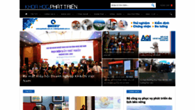 What Khoahocphattrien.com.vn website looked like in 2019 (4 years ago)