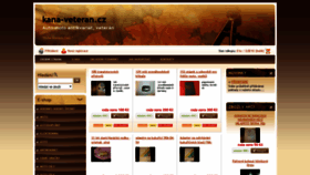 What Kana-veteran.cz website looked like in 2019 (4 years ago)