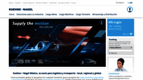 What Kuehne-nagel.mx website looked like in 2019 (4 years ago)