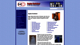 What Kaplancontainer.com website looked like in 2019 (4 years ago)